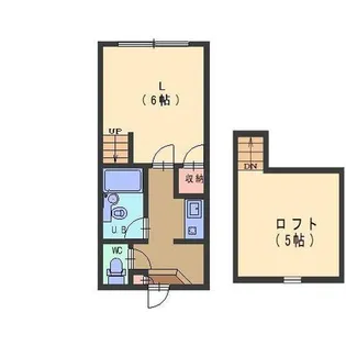 セブンスコート美原【2C号室】の間取り
