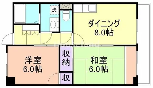 ルミエール参番館【302号室】の間取り