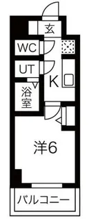 スプランディッド天王寺パークサイド【12階】の間取り