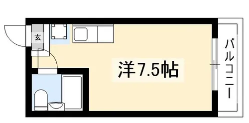 東海御園ハイツ【606号室】の間取り