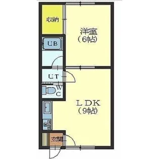 パステルコートミナト【1階】の間取り