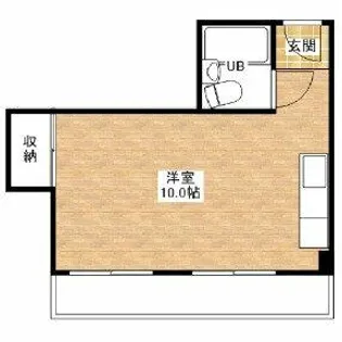 IN茨木ハイツ【2階】の間取り