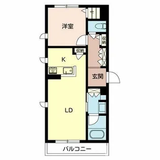 マンダリーヌ【2階】の間取り