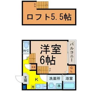 レンガースI【2階】の間取り