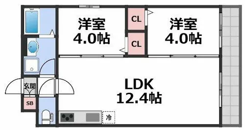 Avantio Clair【3階】の間取り