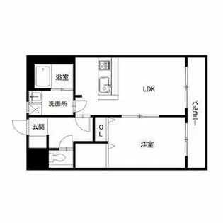 エムティースクエア吉塚駅前【6階】の間取り