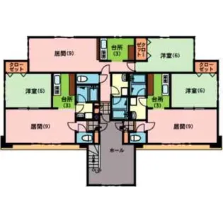 ペル・センプレ【2-B号室】の間取り