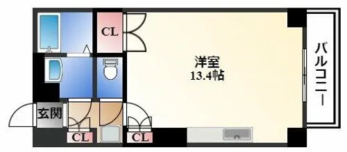 アロンノーブルⅡ【4階】の間取り