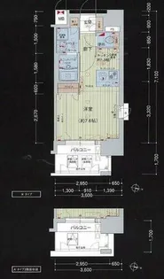 プレサンス名古屋STATIONビーフレックス【8階】の間取り