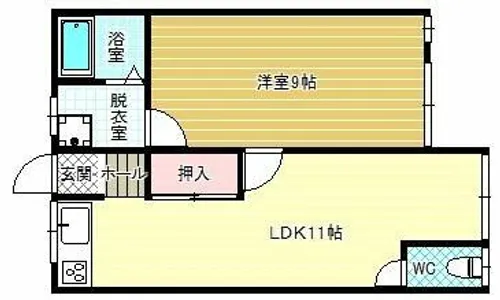 福寿荘【1階】の間取り