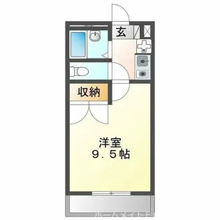 Pine Well駅前 A棟【205号室】の間取り