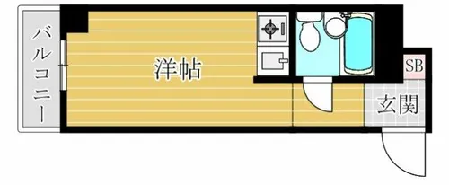 コンフォートマンション【7階】の間取り