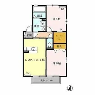 シャルマン【2階】の間取り