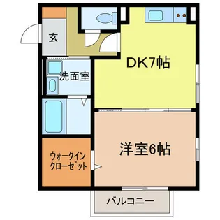 ビアンコフォレスタ【1階】の間取り