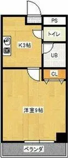 リブローネ南山【3階】の間取り