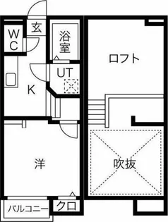 Creo八田弐番館【1階】の間取り