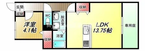 Le repos【1階】の間取り