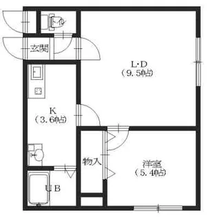 トクトラストⅤ【503号室】の間取り