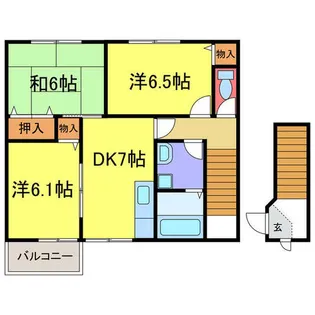 Settle城西【201号室】の間取り