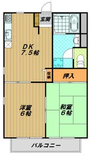 ディアス花森【1階】の間取り
