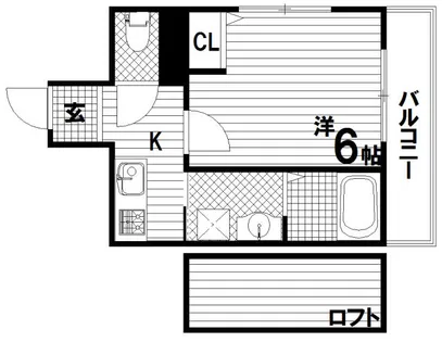 メゾンプラージュ苅藻【2階】の間取り