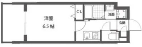 PARK HILLS今里蘭【8階】の間取り
