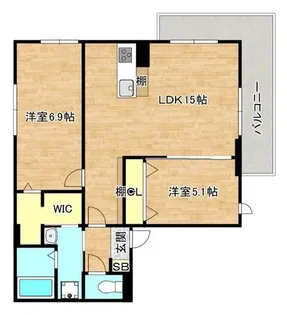 viel`eclat【3階】の間取り