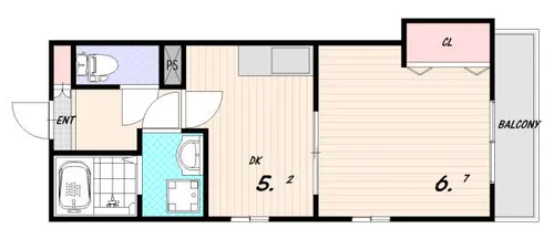 ローズコート【3階】の間取り