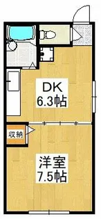 ハイツスタニ【2階】の間取り