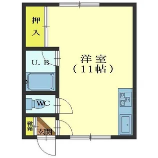 ハーバーライフみなと【207号室】の間取り