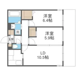ASAHIYAMA CITY.STELLA【1階】の間取り