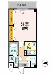 セジュールのぞみ野【2階】の間取り