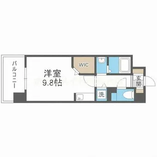 レジデンス本町靭公園【7階】の間取り