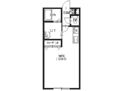 SOSIN MANSION【201号室】の間取り