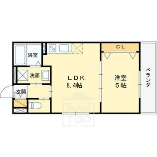 ティアラ豊川【2階】の間取り