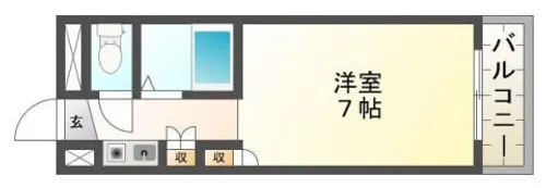 アプレシオ西冠II【203号室】の間取り