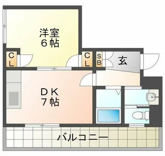 リブレシア明石【4階】の間取り