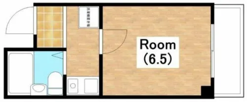 マンション輝【4階】の間取り