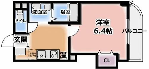 みおつくし京橋【6階】の間取り