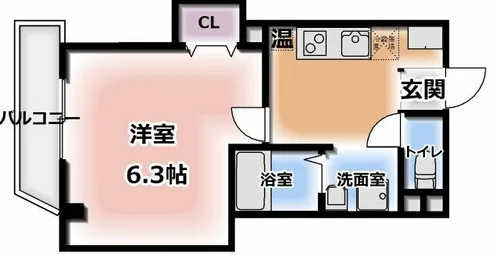 みおつくし京橋【4階】の間取り