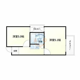 ラ・ペール一番館【2階】の間取り