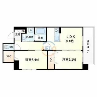 ベルウッド加島Ⅴ【2階】の間取り