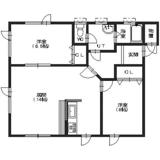 マイハイツK【1階】の間取り