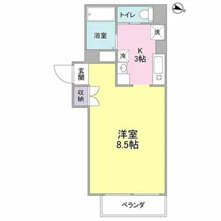 アスタ・ラ・ビスタ新梅田【3階】の間取り