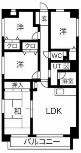ヴィアーレマルフク南館【5階】の間取り