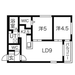 E-Horizon北円山【2階】の間取り