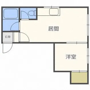 北海道札幌市東区北四十九条東2丁目【アパート】の間取り