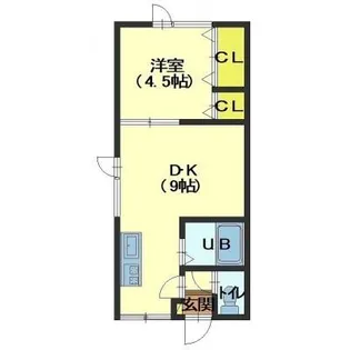 パルティールⅥ【101号室】の間取り