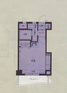 エステートモアサザンステーション【601号室】の間取り