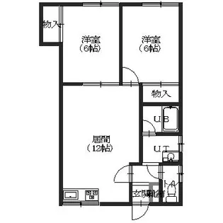 ポートレジデンス【203号室】の間取り